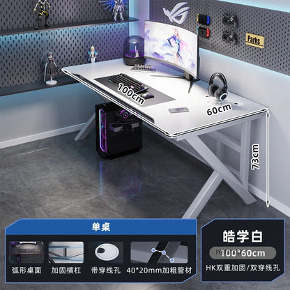 Modern Simple Wooden Computer Desks Bedroom Office Desks Home Student Reading Desk Desktop Internet Cafe E-sports Gaming Tables - Kimlud