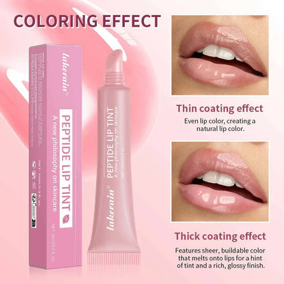 10ml Mirror Lip Glaze Moisturizes Jelly Lip Enrichment Oil Lasting Water Light Glass Lip Oil Remove Line Lip Protection Serum