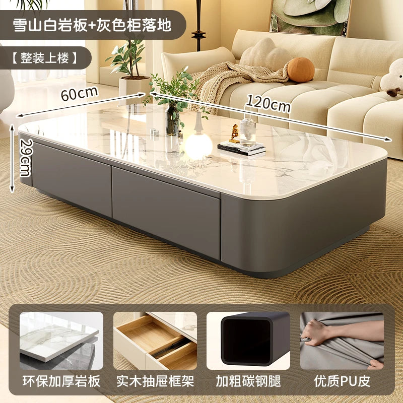 Cheap Cute Coffee Table Clear Simple Designer Modern Luxury Decoration Side Table Writing Mesas Bajas Living Room Furniture - Kimlud