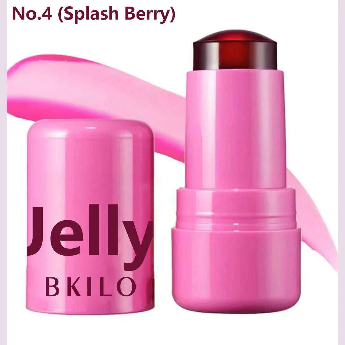 Jelly Cheek Blush Tint 3-in-1 Moisturized Blusher Sticker Water Long Lasting Brighten Matte Facial Contour Rouge Makeup