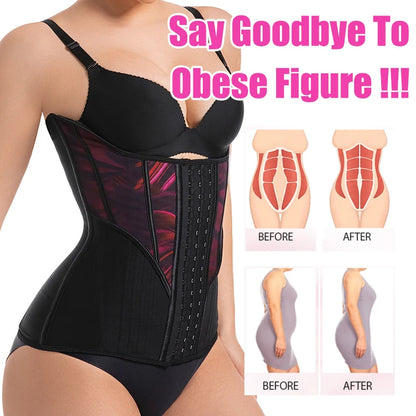 Women's Tummy Contorl Underbust Sport Girdle Cincher Hourglass Waist Trainer Body Shaper Corset For Weight Loss - Kimlud