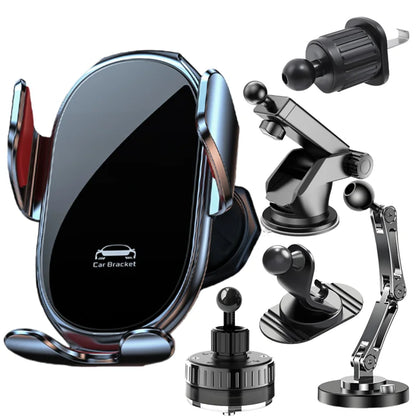 Universal Car Phone Charger Holder 360° Rotation One-handed Operation Mount for Samsung S25 S24 S23 Iphone 17 16 15 14...