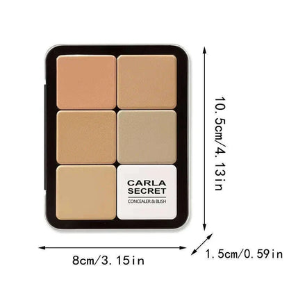 12-color iron box concealer blush cream matte highlight contour makeup all-in-one palette