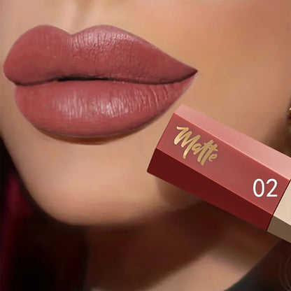 Luxury Matte Liquid Lipstick, Long Lasting Waterproof Velvet Lip Color, Smooth Lightweight Fog Matte Finis