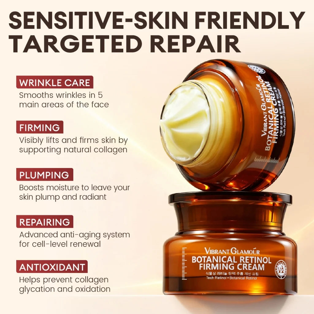 VIBRANT GLAMOUR Retinol serum And Cream 2.0 SkinCare Set, Upgraded Formula, Deep Hydration,Long-Lasting Moisturisation |...