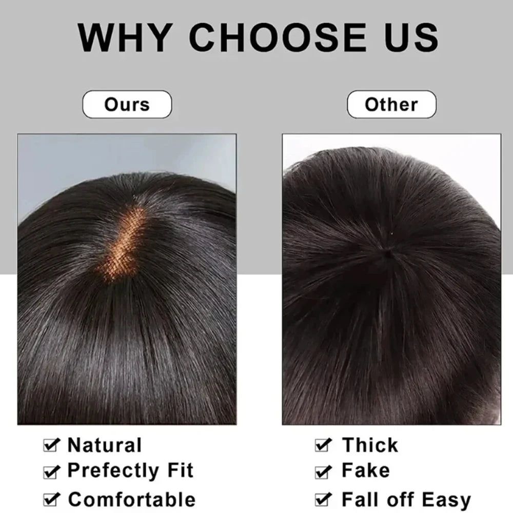250% 3X1 Middle Part Lace Wig Full Machine Made 15A Body Wave Wigs With Bangs Easy To Go Human Hair For Black Women Natural Look