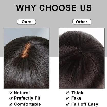 250% 3X1 Middle Part Lace Wig Full Machine Made 15A Body Wave Wigs With Bangs Easy To Go Human Hair For Black Women Natural Look