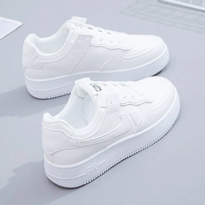 Spring and Autumn Fashion New Casual Comfortable Round Toe Thick-soled Breathable Sports Shoes with Random Letters on the Upper