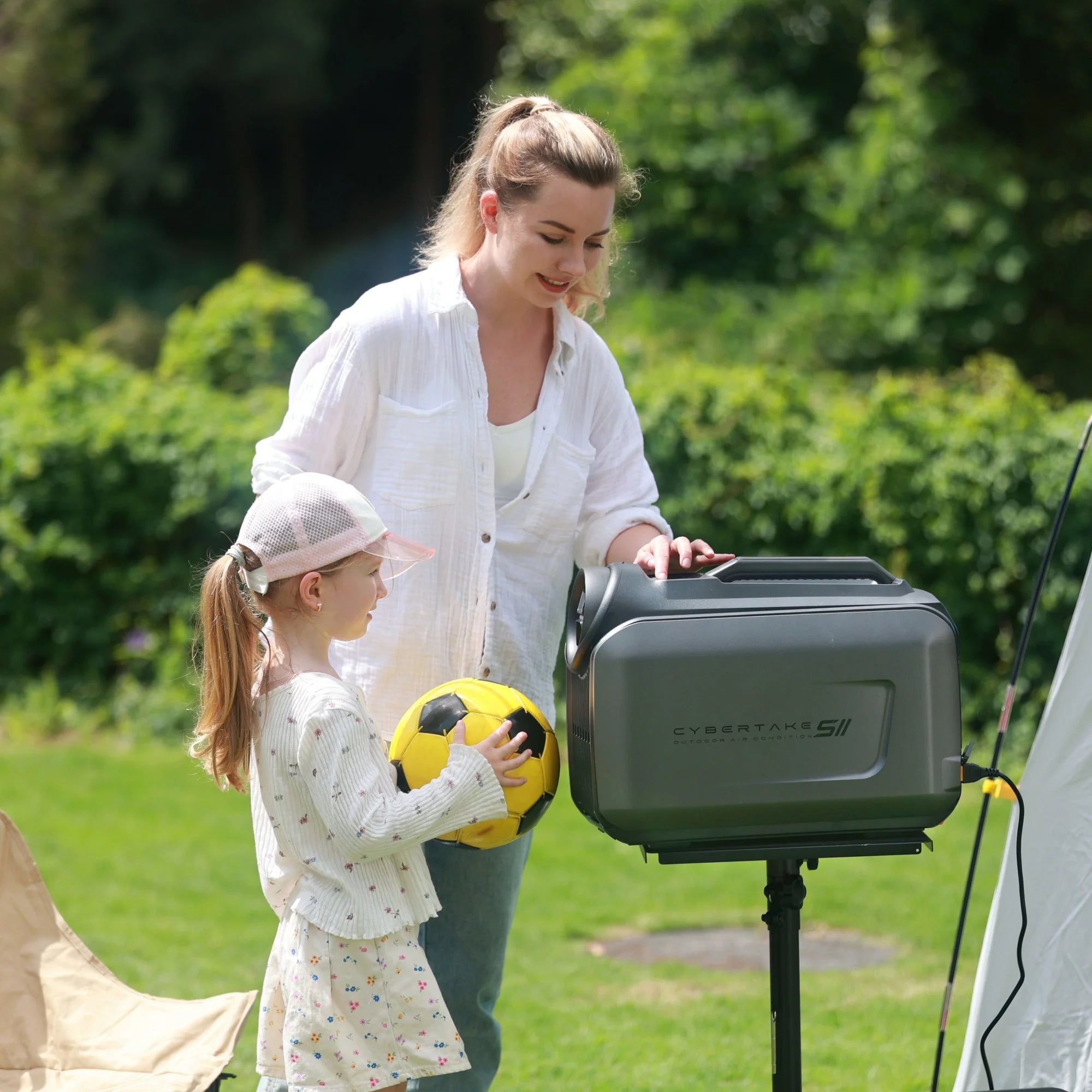 Cybertake S2 Pro Portable Outdoor Air Conditioner Cooling and Heating Power, Intelligent Noise ≤ 55 Db | Kimlud Outdoor...
