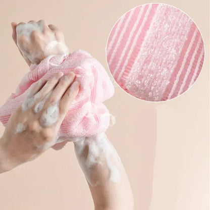 1pc Japanese Rubbing Washcloth Bath Nylon Towel Brush for Back Towels Exfoliating Scrub Shower Sponge Body Bathroom Accessories