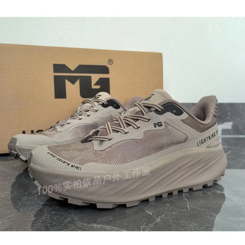 Original Brand Comfortable Wide Last All Terrain Off-road Running Shoe Couples Walking Jogging Shoe Anti Slip Trekking Sneakers