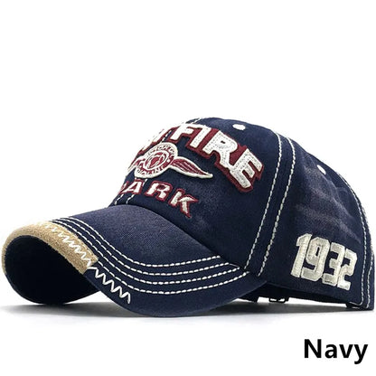Men Women Cotton Embroidered Letter Printed Baseball Cap Cowboy Hip Hop Dance Club Snapback Hat Visors Summer Sports Sun...