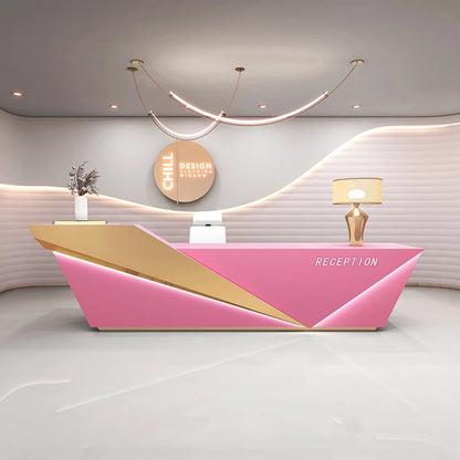 Unique Beauty Reception Desks Company Organizers Best Welcome Reception Desks Design Led Lights Mostrador Commercial Furniture