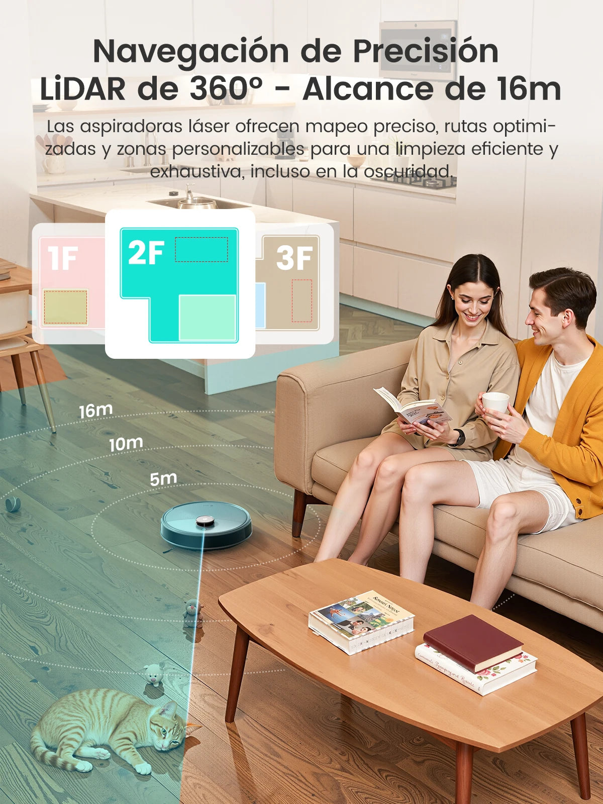 Lefant M3 Max Robot Vacuum, Robot Vacuum and Mop, 20000Pa Suction, Anti-Tangle Brushes, Dual Spinning Mop, Auto Mop...