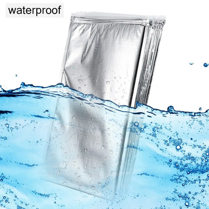 Insulated Food Storage Bag Thermal Cooler Bag 3 Types /set Aluminum Foil Insulated Food Storage Bag Thermal Cooler Silver