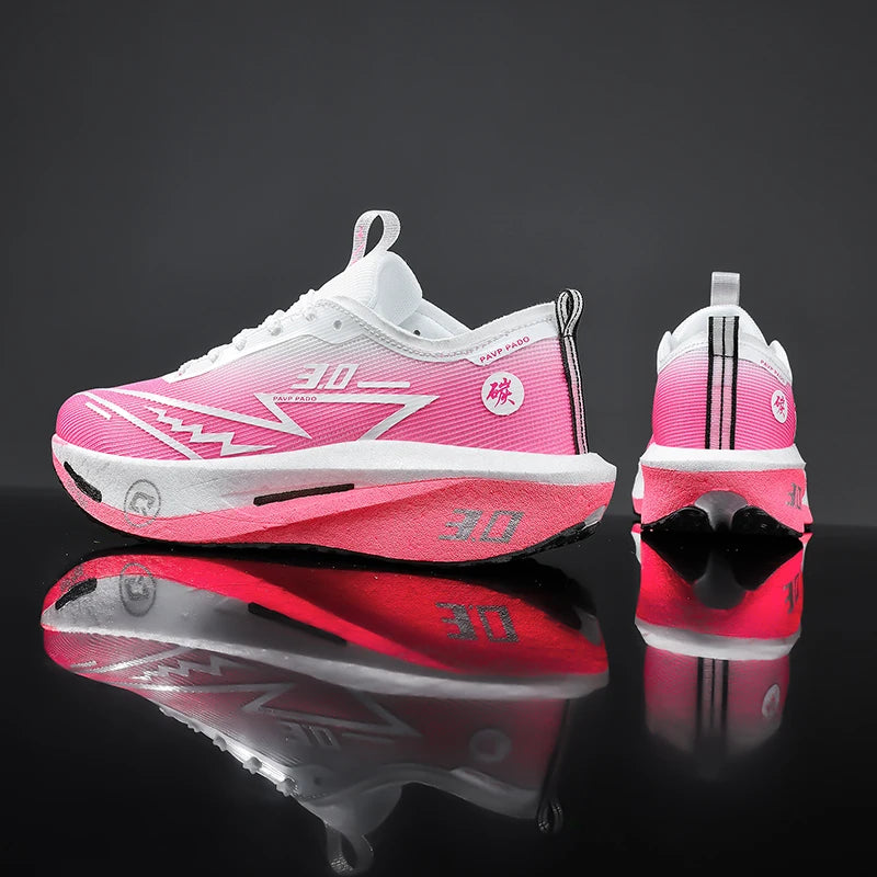 Running Shoes Men Carbon Board Marathon Speciality Sports Breathable Lightweight Women's Comfortable Athletic Sneakers