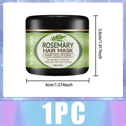 Rosemary Hair Essential Oil hair mask Nourishing Hair Oil Smoothing Shine Soft Hair Serum Repair Damaged Frizz Dry Hair Treatmen