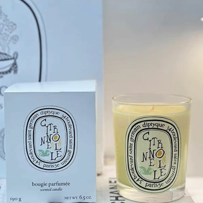 190g Aromatherapy Candle City Limited Edition Pure Natural Plant Essential Oil Scented Candle Cafe Chantilly Christmas...