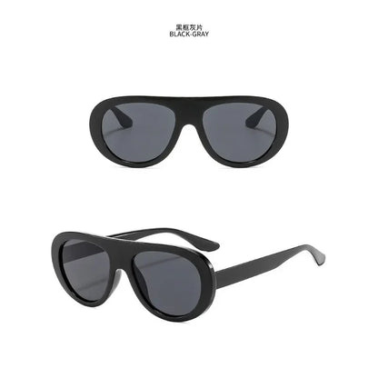 Fashion Oversized Hip Hop Sunglasses Men Women Shades Brand Designer Glasses Trend Male Punk Eyewear Female UV400 |...