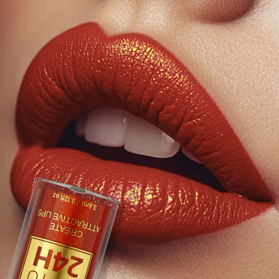 1PC Glitter Metallic 14 Colors Lip Glaze Shiny Long Lasting Lip Gloss Liquid Lipstick Korean Makeup Lip Oil Lip Tint...