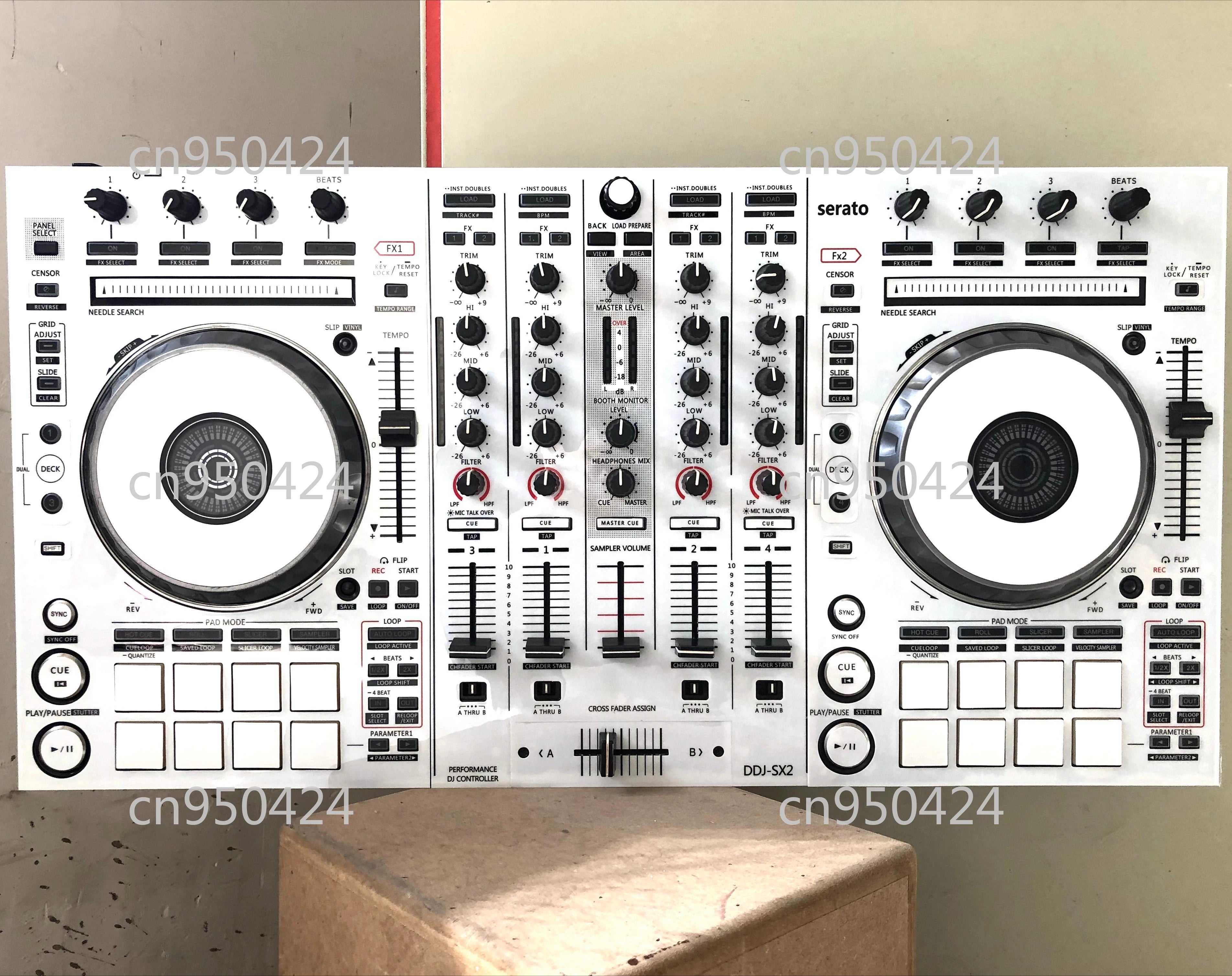 DDJ-SX2 film pearl white all-inclusive protective film sticker controller associated DDJRX skin spot - Kimlud