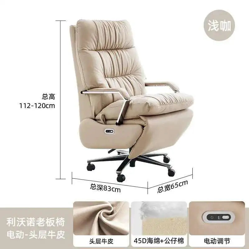 White Nordic Recliner Chair Ergonomic Bedroom Floor Modern Office Chair Working Conference Chaise De Bureau Office...