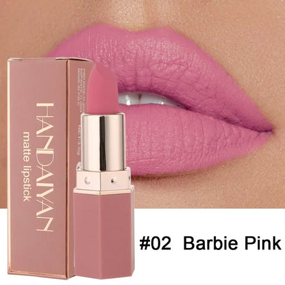 Nude Matte Lipstick Waterproof Long Lasting Non-stick Cup Lip Stick Not Fading Sexy Red Pink Velvet Lipsticks Makeup...