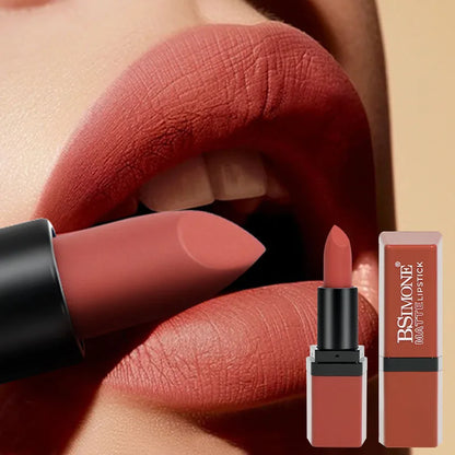 Matte Velvet Lip Gloss 6 Color Lipstick Smooth Easy To Color and Lasting Waterproof Non Stick Cup Sexy Lipstick Holiday...