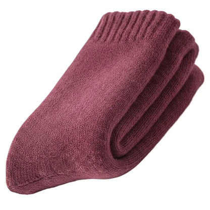 2025 New Winter Super Thicker Warm Socks Wool Male Men Women Socks Solid Socks Merino Wool Socks Against Cold Snow Terry Socks - Kimlud