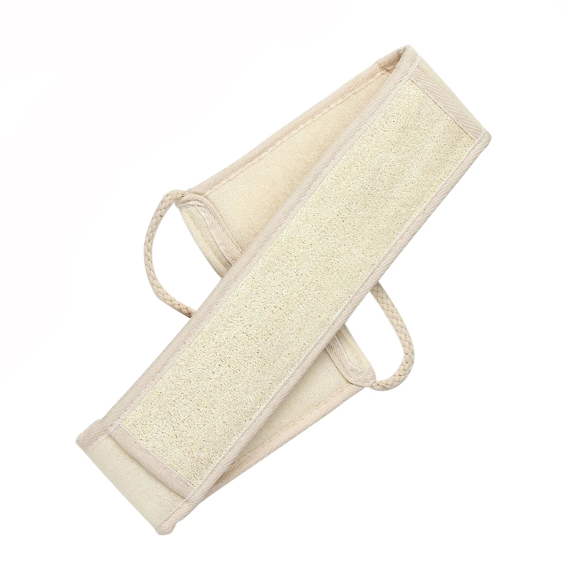 Bath Sponge Natural Exfoliating Loofah Sponge Scrubber  Body Backwash Belt Back Exfoliator Strap Bath Accessories