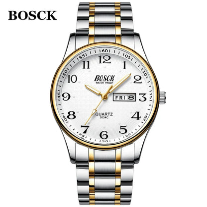 Relogio Masculino Men's Watch Luxury Full Steel Watches Fashion Quartz Wristwatch Waterproof Date Male Clock Relojes Hombre
