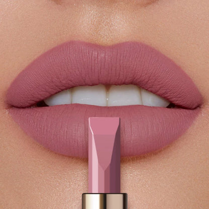 Velvet Smooth Matte Lipsticks, Waterproof Non-stick Cup Lasting Make-up Moisturizing Solid Lipstick