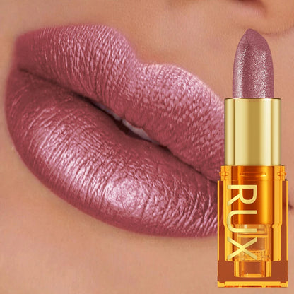 16 Colors 1PC Metallic Lipstick Long Lasting Glitter Pink Red Lip Glaze High Pigment Lip Tint Korean Makeup Shiny Lip Gloss