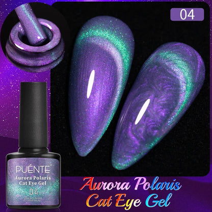7.5ML Sparkling Reflective Glitter Gel Nail Polish Pink Purple Red Blue Colors Dark Flashing Nail Gel Soak Off UV Nail Varnish