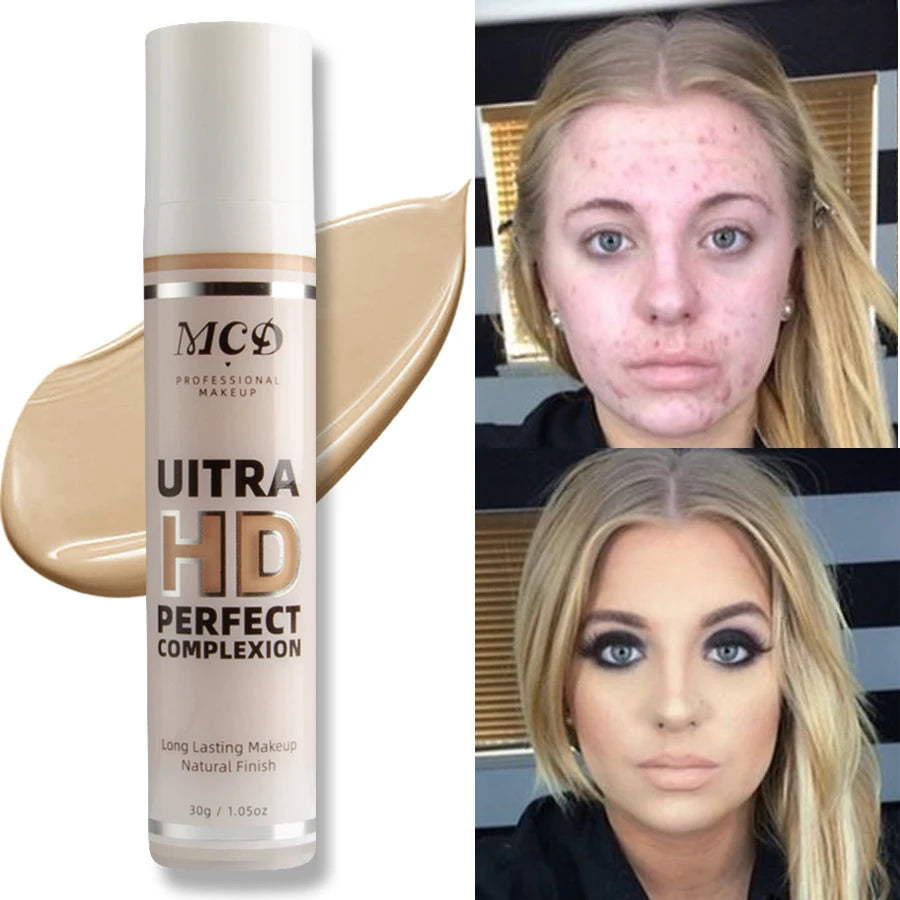 9 Shade Full Coverage Concealer Liquid Foundation makeup high coverage Base makeup cushion Foundation cream Natural...