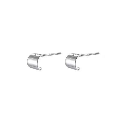 Unique Geometric Irregular Striped Large Ear Buckle Earrings for Women Creative Metal Gold Color Fan Shaped Earring...