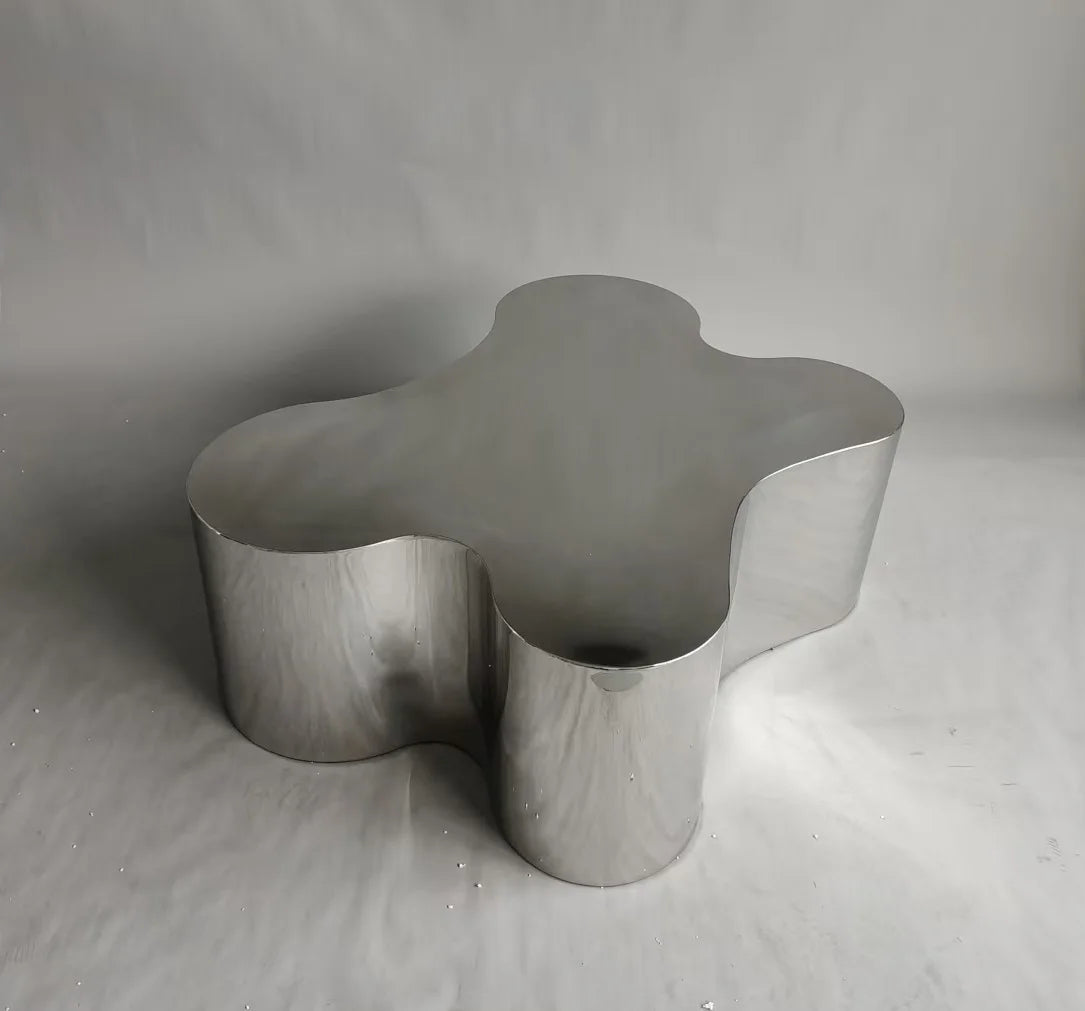 Metal Industrial Coffee Table Aesthetic Unique Minimalist Designer Side Table Modern Luxury Mesa Auxiliar Postmodern Furniture - Kimlud