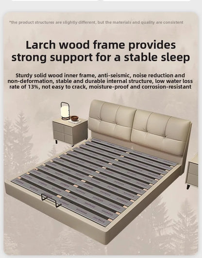 Soft package master bedroom, high-end and atmospheric storage with storage drawers, modern, simple and convenient double bed