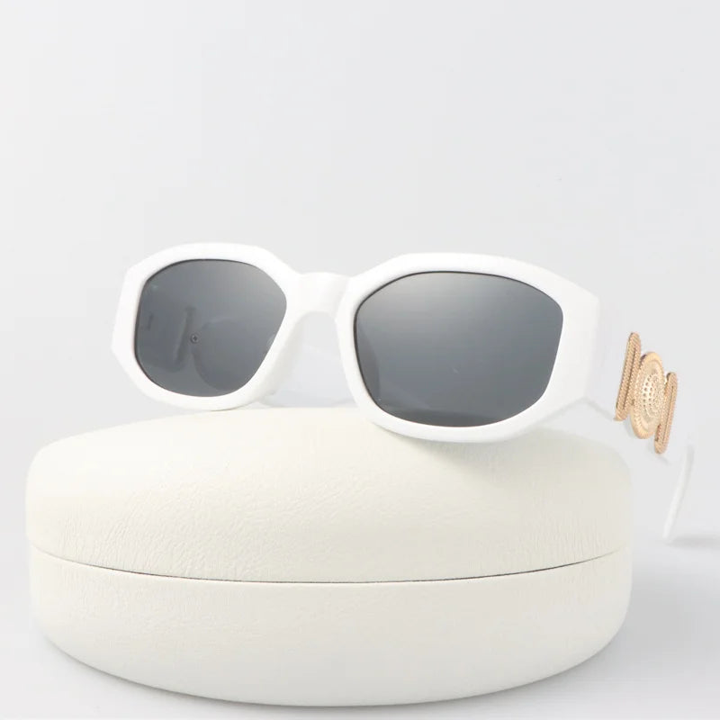Square Irregular Vintage Sunglasses Man Brand Designer Outdoors Sun Glasses Male Fashion Polygon Candy Colors Oculos De Sol