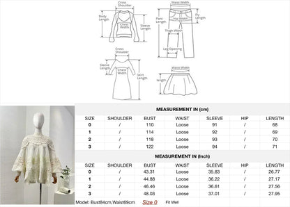 Linen Silk High Quality New Arrivals Hollow Out Long Lantern Sleeve Braid Embroidery Women Vintage Loose Blouse Tops