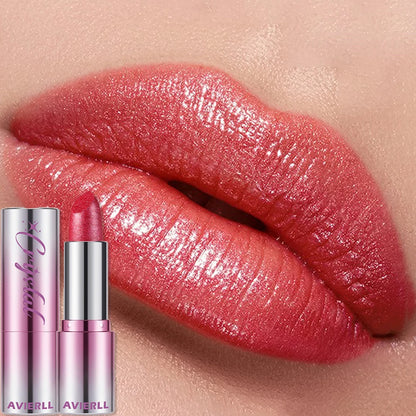 14 Colors Metallic Sparkle Lipstick Polarizing Pigment Diamond Shine Gold Pearlescent Lipgloss Long Lasting Lip Beauty Makeup