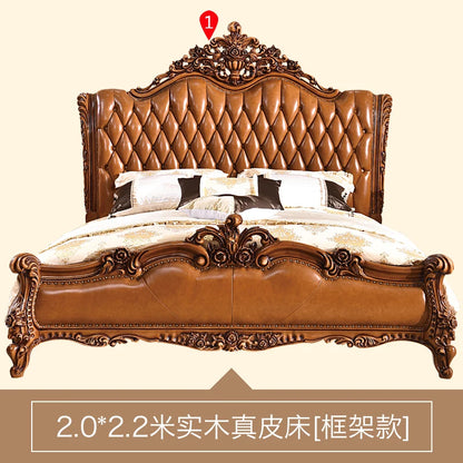 American Comfortable Bed Romantic Design Aesthetics Fashion Bed Bedroom Romantic High Quality Letto Matrimoniale Home...