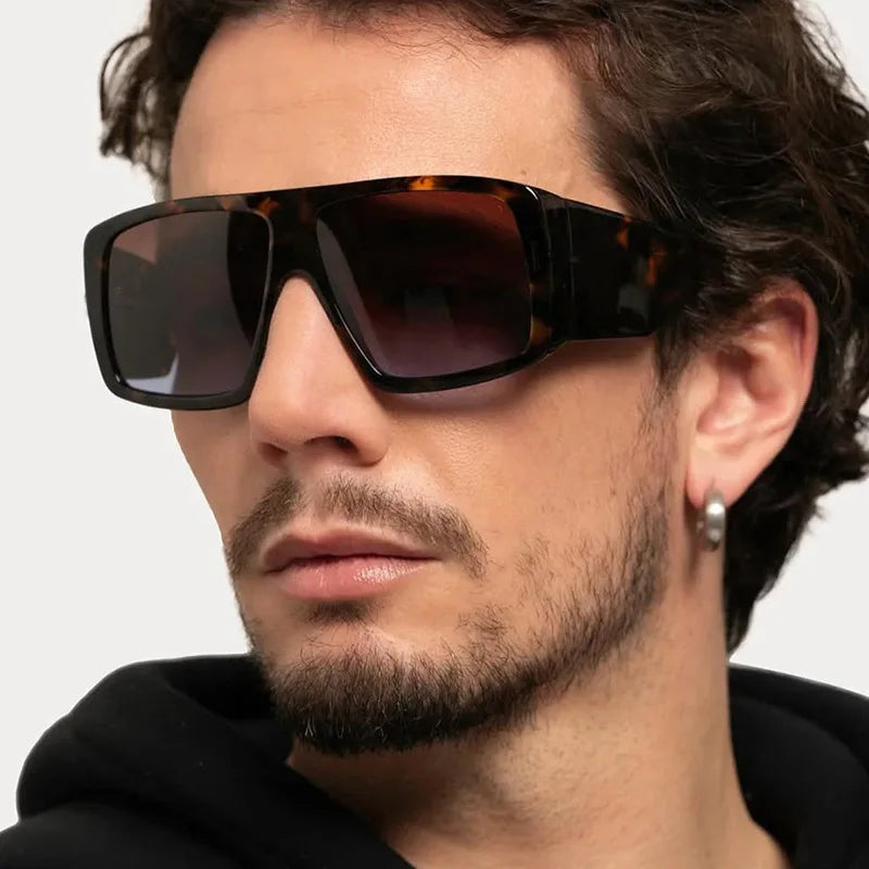 Oversized Big Frame Square Sunglasses Women For Men Vintage Sun Glasses Punk Popular Outdoor Travel Luxury Brand...
