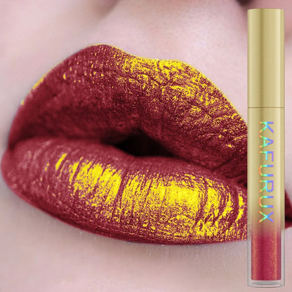 14 colors sparkling shine Lip glaze glitter metallic long lasting lip gloss waterproof liquid lipstick Makeup lip oil gifts