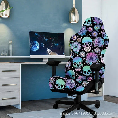 One-Piece Stretch Gaming Chair Cover Brilliant Green Light Chair Cover High Elasticity for Office Gaming Chairs Home Decoration - Kimlud