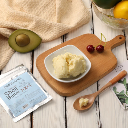 Dimollaure 50g Natural Organic Unrefined Shea Butter Oil Skin Care Body Oil Moisturizing Nourishing Body Massage Cosmetics Oil