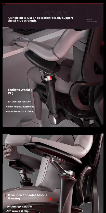 Comfortable Furniture Height Office ChairTourist Chair for Desk  With Massage Pink Adjustable Desk Gaming Pulley Playseat Kanu