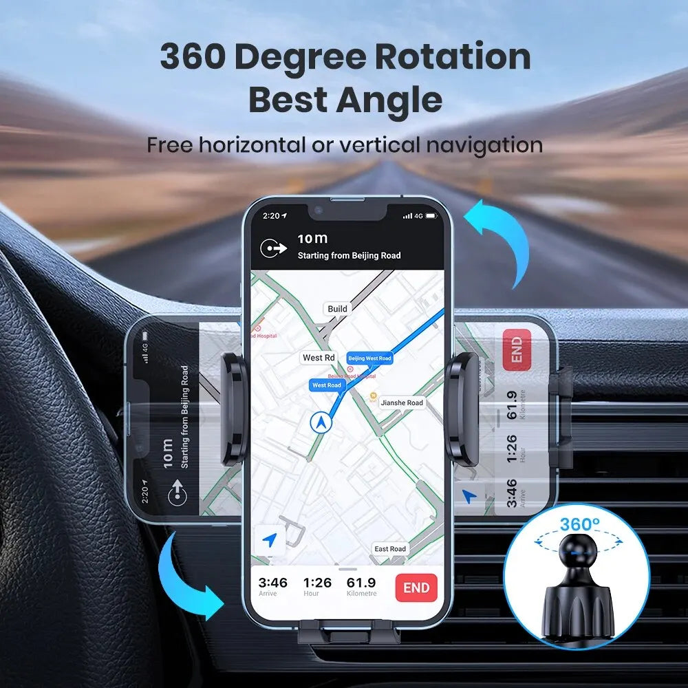 TOPK Car Phone Holder Mount for Car Air Vent Universal Hands Free Automobile Cell Phone Holder Fit for iPhone Smartphone...