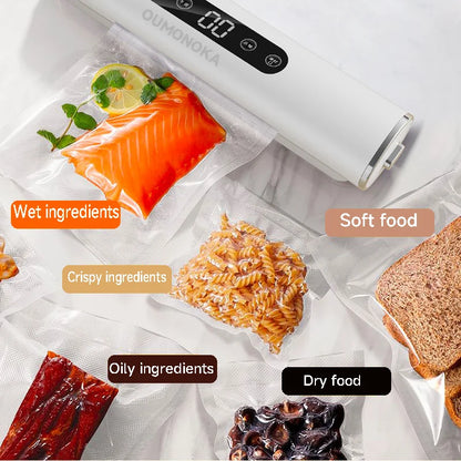 Professional Vacuum Kitchen Sealing Machine Sealer for Food Vacuumor for Products Cuisine Packaging Plastic Bag Sealant...
