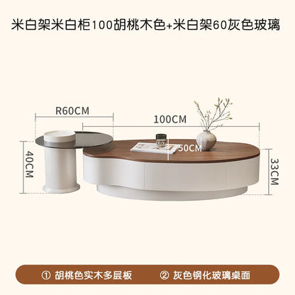 Designer Living Room Coffee Table Aesthetic Italian Writing Modern Coffee Table Decoration Unique Mesa Auxiliar Home...